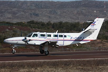 Dérapage sur taxiway d'un avion de Air Saint-Pierre