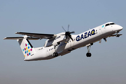 Urgence cause choc aviaire d'un avion de Qazaq Air