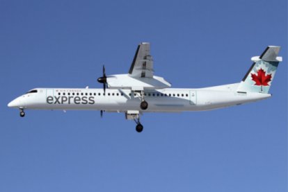 Retour cause hélice en survitesse d'un avion de Air Canada