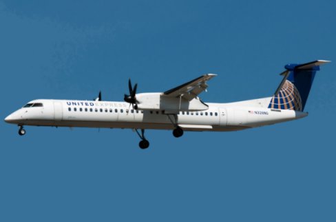 Problème de train avant sur un avion de United Airlines