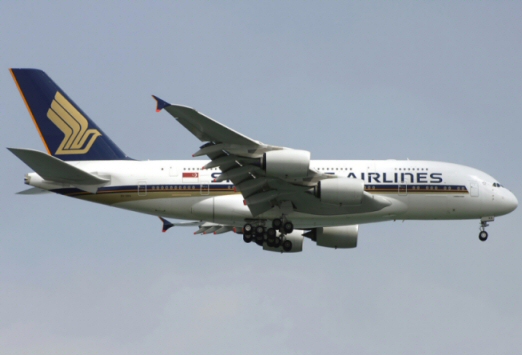 Retour cause alarme porte de soute sur un avion de Singapore