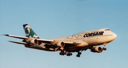 Retour cause dépressurisation d'un avion de Corsair