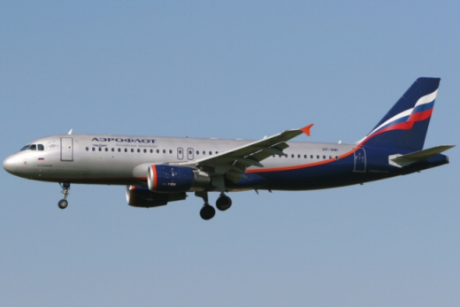 Interruption de décollage cause objet d'un avion de Aeroflot