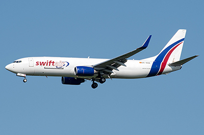 Retour cause problème mécanique d'un avion de Swiftair