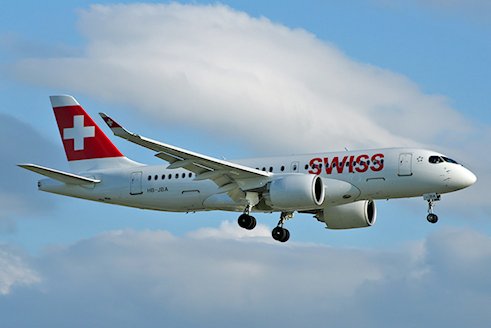 Retour cause panne de climatisation d'un avion de Swiss