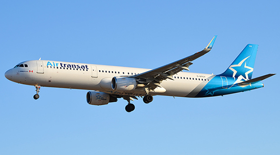 Déroutement cause problème de train d'un avion de Air Transat