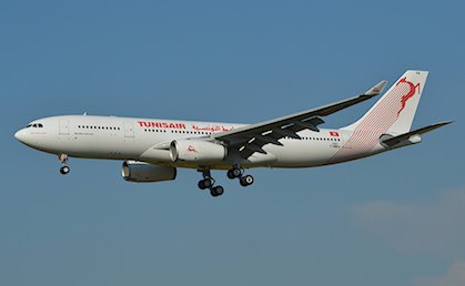 Retour cause panne moteur d'un avion de Tunisair