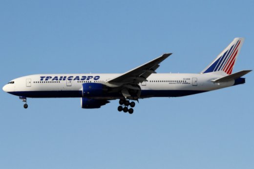 Retour cause moteur d'un avion de Transaero