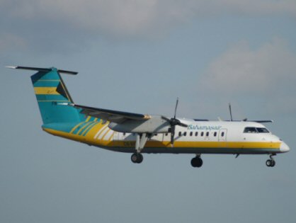 Retour cause panne moteur au départ d'un avion de Bahamasair