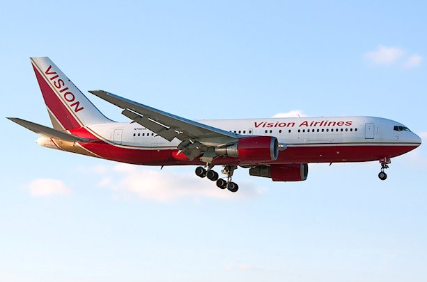 Retour cause pressurisation d'un avion de Vision Airlines