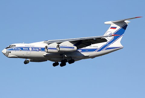 Retour cause alarme surchauffe dans un avion de Volga-Dnepr