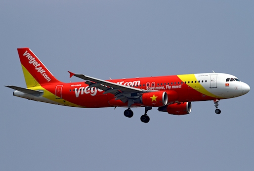 Déroutement cause alarme incendie d'un avion de VietJet Air