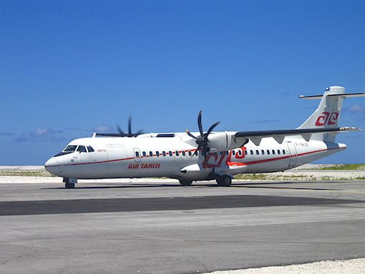 Retour cause problème moteur d'un avion de Air Tahiti