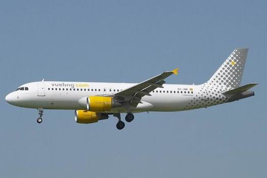 Problème de freins à l'atterrissage d'un avion de Vueling