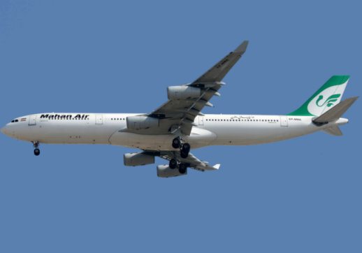 Retour cause problème moteur d'un avion de Mahan Air