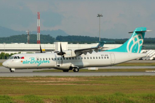 Sortie de piste à l'atterrissage d'un avion de Air Bagan