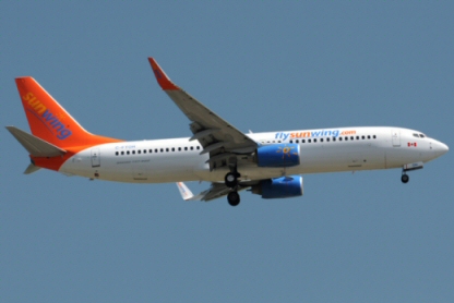 Déroutement cause aviaire d'un avion de Sunwing