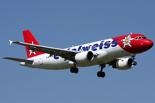 Retour cause problème technique d'un avion de Edelweiss Air