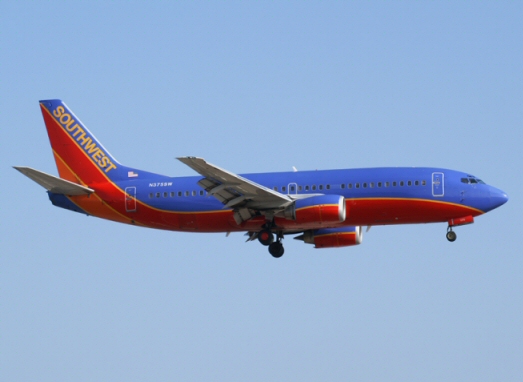 Urgence cause problèmes techniques d'un avion de Southwest