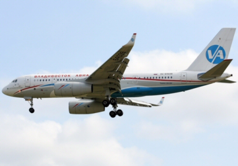Retour cause alarme incendie d'un avion de Vladivostok Air