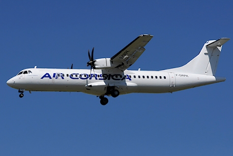 Déroutement cause foudre pour un ATR 72-500 d'Air Corsica