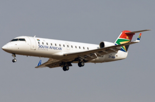 Déroutement cause moteur d'un avion de South African
