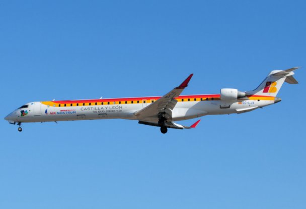 Urgence cause problème de volets d'un avion de Iberia