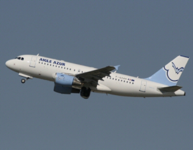 Pare-brise fêlé en vol sur un avion de Aigle Azur