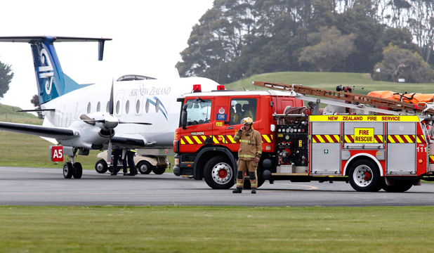 Urgence cause fumée d'un avion de Air New Zealand
