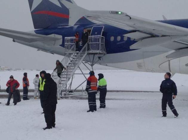 Sortie de piste au poser d'un avion de LAN Airlines