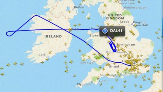 Retour cause problème de pare-brise sur un avion de Delta