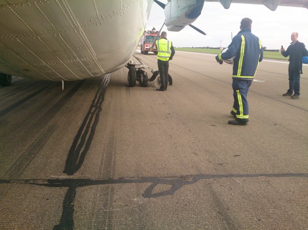 Un avion de Aer Lingus éclate un pneu à l'atterrissage