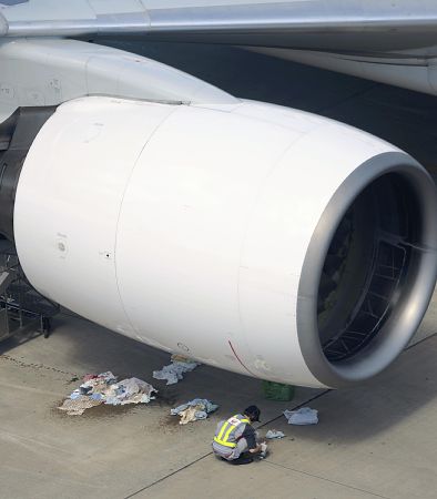 Retour cause moteur d'un avion de Japan Airlines