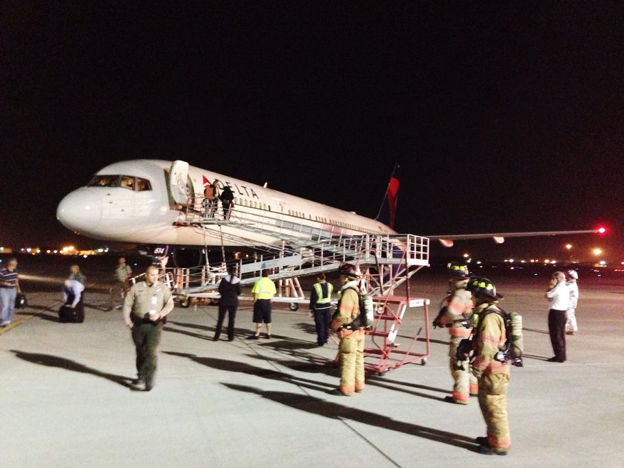 Déroutement cause alarme incendie d'un avion de Delta