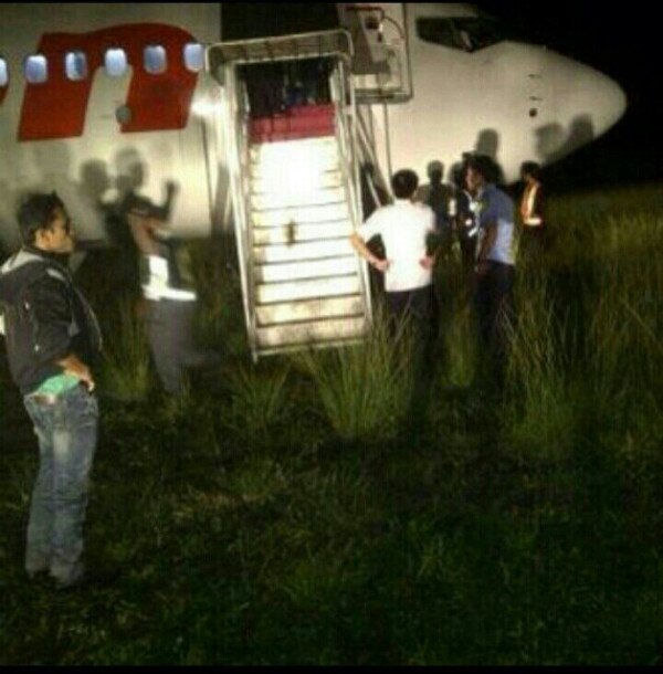 Sortie de piste à l'atterrissage d'un avion de Lion Air