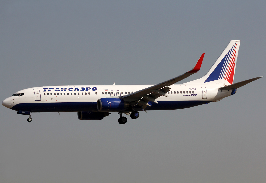 Problème de volets en approche d'un avion de Transaero