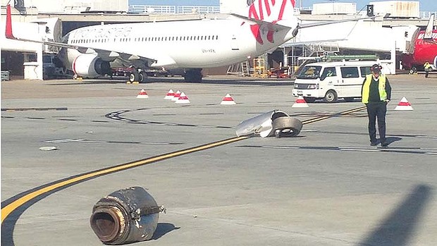 Un avion de Virgin Australia heurte un avion au sol