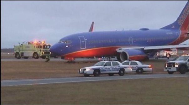 Sortie de piste sans gravité d'un avion de Southwest Airline