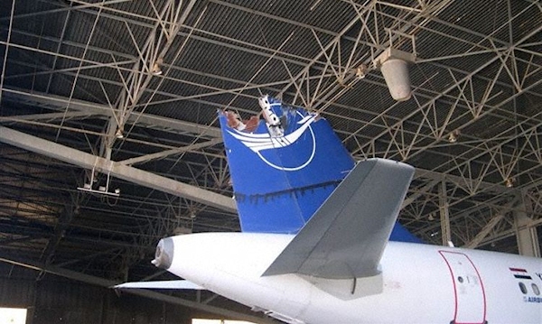 Un avion de Syrian Arab Airlines heurté par un hélicoptère