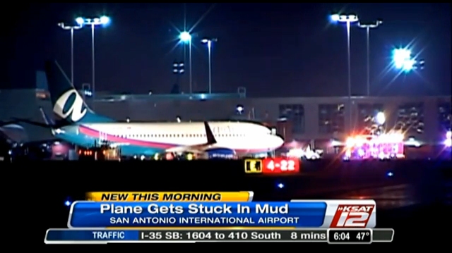 Sortie de taxiway sans gravité d'un avion de AirTran