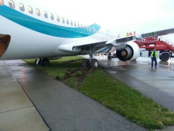Sortie de piste à l'atterrissage d'un avion de Tailwind