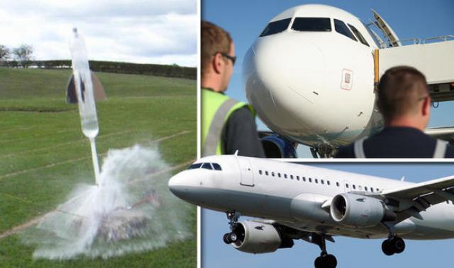 Une roquette artisanale a frôlé un avion à Birmingham