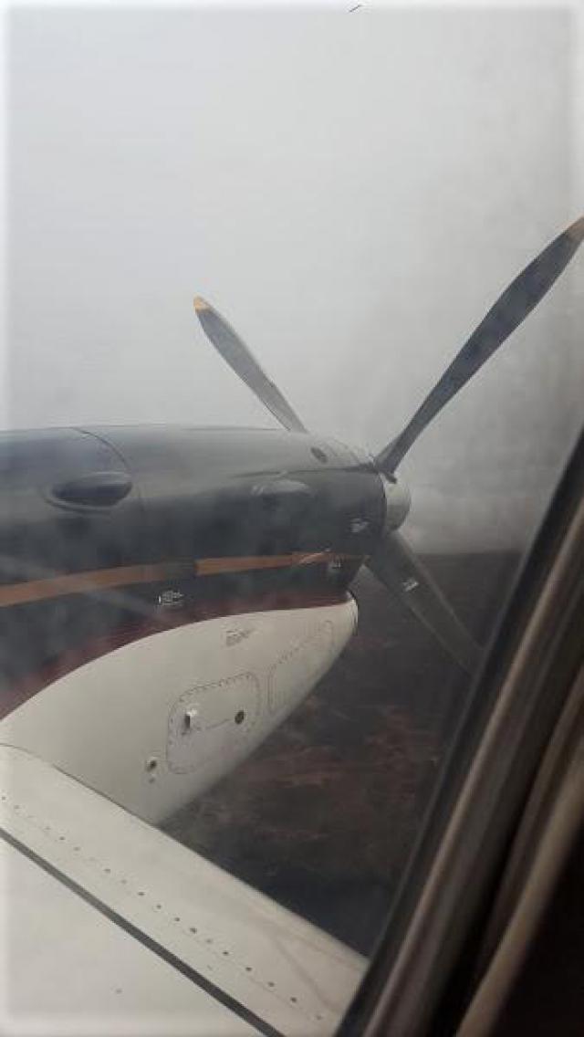 Demi-tour cause panne moteur en vol d'un avion de PenAir