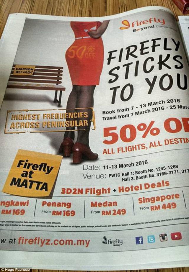 Firefly critiquée pour des publicités jugées sexistes