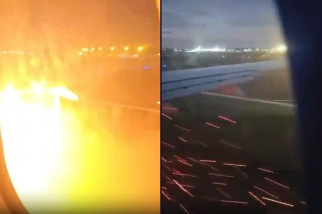 Feu moteur au décollage d'un avion de GOL Transportes Aéreos