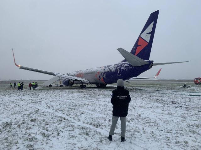 Sortie de piste à l'atterrissage d'un avion de Smartavia