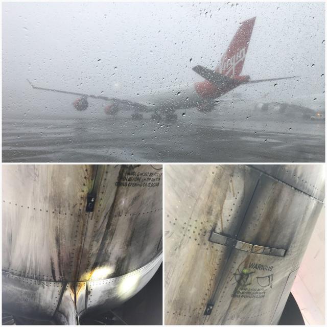 Urgence cause hydraulique d'un avion de Virgin Atlantic Airways