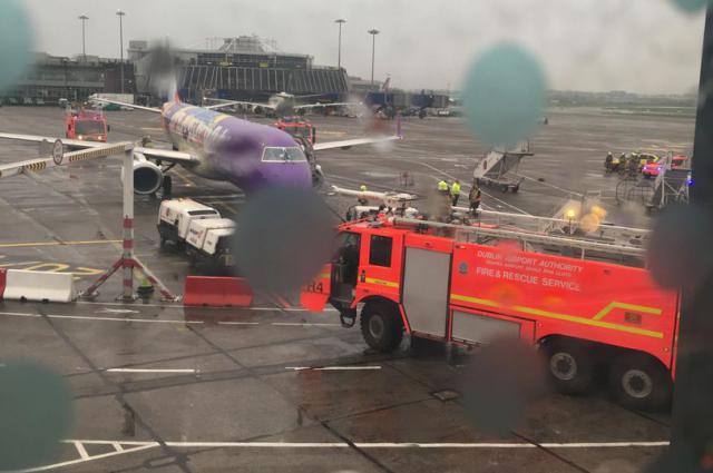 Urgence cause fumée en cabine d'un avion de FlyBe