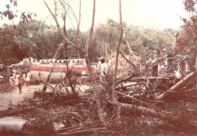 En 1977, un avion de Malaysia Airlines détourné se crashe