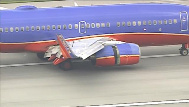 Retour cause pneus dégonflés d'un avion de Southwest